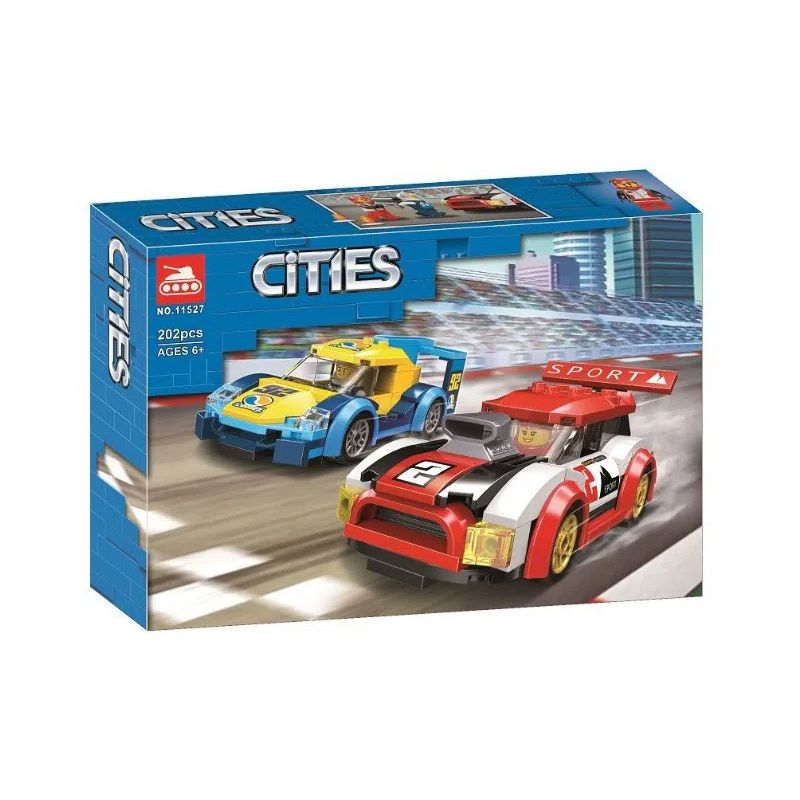 NOT  RACING CARS 60256 TANK 11527 xếp lắp ráp ghép mô hình CUỘC ĐUA THÀNH PHỐ XE City 190 khối