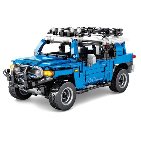 SY 8500 non  XE ĐIÊN KÉO TOYOTA LAND CRUISER bộ đồ chơi xếp lắp ráp ghép mô hình  Kỹ Thuật Công Nghệ Cao Mô Hình Phương Tiện 999 khối