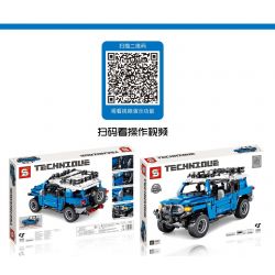 SY 8500 non  XE ĐIÊN KÉO TOYOTA LAND CRUISER bộ đồ chơi xếp lắp ráp ghép mô hình  Kỹ Thuật Công Nghệ Cao Mô Hình Phương Tiện 999 khối