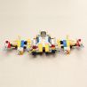 GUDI 8604-8 Xếp hình kiểu  CREATOR 3 IN 1 Space Fighter 8 In 1 Phi Thuyền Từ 8 Robot Biến Hình 409 khối