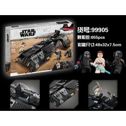 NOT  KNIGHTS OF REN TRANSPORT SHIP 75284 99905 xếp lắp ráp ghép mô hình TÀU VẬN TẢI LUN SAMURAI HIỆP SĨ REN Star Wars Chiến Tranh Giữa Các Vì Sao 595 khối