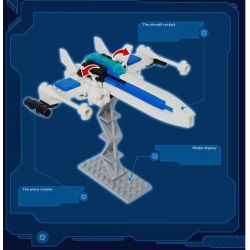 CO-CREATION 606 GA XE LỬA SAKURA bộ đồ chơi xếp lắp ráp ghép mô hình 3668 khối