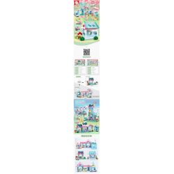 SLUBAN M38-B0822 B0822 0822 M38B0822 38-B0822 non  KHU VƯỜN NHỎ bộ đồ chơi xếp lắp ráp ghép mô hình Happy Wedding Season Mùa Cưới Hạnh Phúc 410 khối