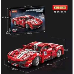 MOYU BLOCK MY88304 88304 non  NHÂN DANH TỐC ĐỘ 1:14 tỷ lệ 1:14 bộ đồ chơi xếp lắp ráp ghép mô hình 1324 khối