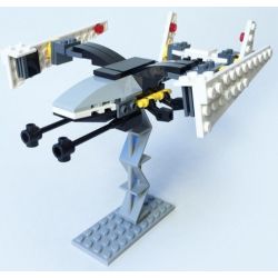 GUDI 8606A Xếp hình kiểu  STAR WARS Floating Explorer Phi Thuyền Chiến đấu Không Người Lái Màu đen 71 khối