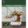 ZUANMA 100-1 non  CÂY TRỒNG TRONG CHẬU BITAOCHUN bộ đồ chơi xếp lắp ráp ghép mô hình Flowers Hoa 462 khối