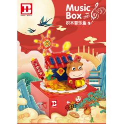 HAPPY BUILD SHINEYU XINYU YC-50001 50001 YC50001 non  HỘP NHẠC RUSH RUSHING bộ đồ chơi xếp lắp ráp ghép mô hình Creator MUSIC BOX Sáng Tạo 322 khối