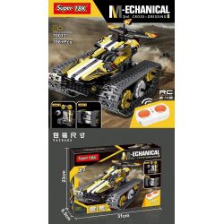 SUPER 18K 70012 non  REMOTE CRAWLER RACING. bộ đồ chơi xếp lắp ráp ghép mô hình  M-ECHANICAL Kỹ Thuật Công Nghệ Cao Mô Hình Phương Tiện 398 khối