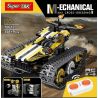 SUPER 18K 70012 non  REMOTE CRAWLER RACING. bộ đồ chơi xếp lắp ráp ghép mô hình  M-ECHANICAL Kỹ Thuật Công Nghệ Cao Mô Hình Phương Tiện 398 khối
