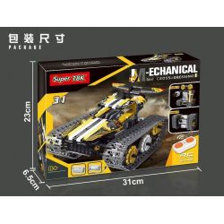 SUPER 18K 70012 non  REMOTE CRAWLER RACING. bộ đồ chơi xếp lắp ráp ghép mô hình  M-ECHANICAL Kỹ Thuật Công Nghệ Cao Mô Hình Phương Tiện 398 khối