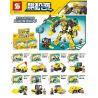 SHENG YUAN SY 1584 non  MÁY BẢO TRÌ CÔNG NGHIỆP 8 KẾT HỢP bộ đồ chơi xếp lắp ráp ghép mô hình Creator N In 1 COOLBLOCK 870 khối