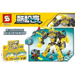 SHENG YUAN SY 1584 non  MÁY BẢO TRÌ CÔNG NGHIỆP 8 KẾT HỢP bộ đồ chơi xếp lắp ráp ghép mô hình Creator N In 1 COOLBLOCK 870 khối