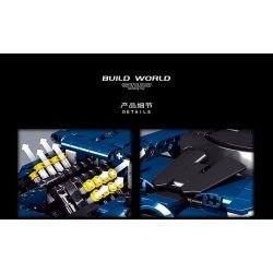 REBRICKABLE MOC-69920 69920 MOC69920 RAEL ENTERTAINMENT 50031 non  BUGATI DIVO 1:16. tỷ lệ 1:16 bộ đồ chơi xếp lắp ráp ghép mô hình  BUGATTI DIVO Kỹ Thuật Công Nghệ Cao Mô Hình Phương Tiện 841 khối