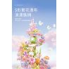 SEMBO 611072 non  CỬA HÀNG HOA LÂU ĐÀI TRONG MƠ CỦA BÉ LIU YA bộ đồ chơi xếp lắp ráp ghép mô hình Flowers 3060 khối