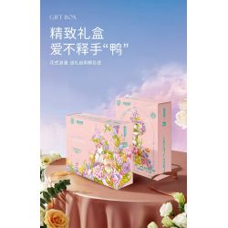 SEMBO 611072 non  CỬA HÀNG HOA LÂU ĐÀI TRONG MƠ CỦA BÉ LIU YA bộ đồ chơi xếp lắp ráp ghép mô hình Flowers 3060 khối