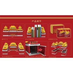 SEMBO 201104 non  BỮA TRƯA bộ đồ chơi xếp lắp ráp ghép mô hình Architecture PALACE BUILDING Công Trình Kiến Trúc 1905 khối