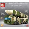 SEMBO 105598 non  TÊN LỬA ĐẠN ĐẠO DONGFENG-21D bộ đồ chơi xếp lắp ráp ghép mô hình Military Army DF-21D ANTI-SHIP BALLISTIC MISSILE Quân Sự Bộ Đội 389 khối