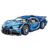 JIQILE 49002 TA GAOLE T2006 2006 non  BUGATI CHIRON 1:14. tỷ lệ 1:14 bộ đồ chơi xếp lắp ráp ghép mô hình  BUGATTI CHIRON Kỹ Thuật Công Nghệ Cao Mô Hình Phương Tiện 1258 khối