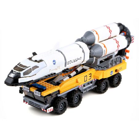 GUDI 10803 non  TRÌNH TẢI TUYỆT VỜI CỦA GODLESS. bộ đồ chơi xếp lắp ráp ghép mô hình LIVIN'CITY 676 khối