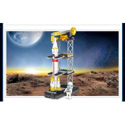 COGO 13068 non  TÀU THĂM DÒ MẶT TRĂNG bộ đồ chơi xếp lắp ráp ghép mô hình Space Thám Hiểm Không Gian 595 khối