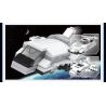 COGO 13065 non  TÀU VŨ TRỤ THẦN CHÂU TÁM TRONG MỘT bộ đồ chơi xếp lắp ráp ghép mô hình Space Thám Hiểm Không Gian