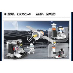 COGO 13065 non  TÀU VŨ TRỤ THẦN CHÂU TÁM TRONG MỘT bộ đồ chơi xếp lắp ráp ghép mô hình Space Thám Hiểm Không Gian