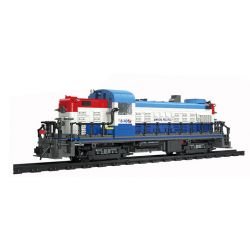 JIESTAR 59006 non  GE DASH 8-40C TÀU NÔ-CỔ bộ đồ chơi xếp lắp ráp ghép mô hình Creator Expert DOOMSDAY THE TRAIN Chuyên Gia Sáng Tạo 2399 khối