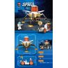 SHENZHEN RAEL ENTERTAINMENT 20003-4 non  KHÔNG GIAN: LANDER. bộ đồ chơi xếp lắp ráp ghép mô hình SPACE