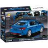 COBI 24343 24342 non  SKODA OCTAVIA RS tỷ lệ 1:12 bộ đồ chơi xếp lắp ráp ghép mô hình Model Team ŠKODA OCTAVIA RS Mô Hình Hiện Đại 2405 khối