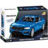 COBI 24343 24342 non  SKODA OCTAVIA RS tỷ lệ 1:12 bộ đồ chơi xếp lắp ráp ghép mô hình Model Team ŠKODA OCTAVIA RS Mô Hình Hiện Đại 2405 khối