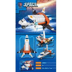 SHENZHEN RAEL ENTERTAINMENT 20003-1 non  KHÔNG GIAN MẶT PHẲNG bộ đồ chơi xếp lắp ráp ghép mô hình SPACE