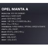 COBI 24339 24338 24349 non  OPEL MANTA 1970 tỷ lệ 1:12 bộ đồ chơi xếp lắp ráp ghép mô hình Model Team Mô Hình Hiện Đại 1905 khối