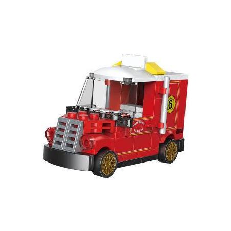 Decool 22043 Jisi 22043 non  4 MÔ HÌNH bộ đồ chơi xếp lắp ráp ghép mô hình Mini Racing Pacemaker Đua Xe Mini 85 khối