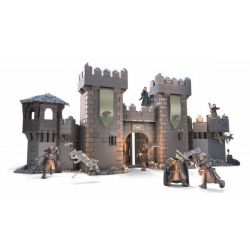 MEGA BLOKS GMN75 non  TRẬN WINTERFELL bộ đồ chơi xếp lắp ráp ghép mô hình Game Of Thrones GAME OF THRONES BATTLE WINTERFELL Trò Chơi Vương Quyền 1208 khối