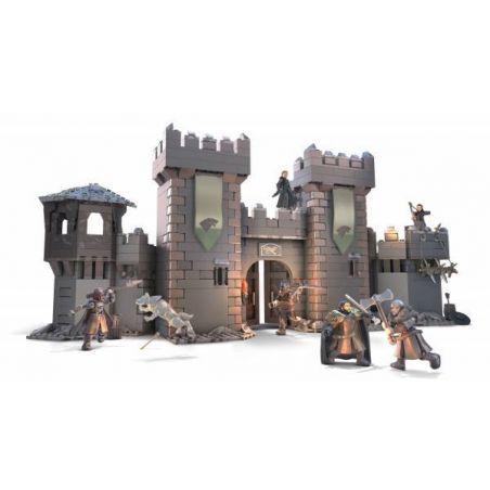 MEGA BLOKS GMN75 non  TRẬN WINTERFELL bộ đồ chơi xếp lắp ráp ghép mô hình Game Of Thrones GAME OF THRONES BATTLE WINTERFELL Trò Chơi Vương Quyền 1208 khối