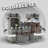 MEGA BLOKS GMN75 non  TRẬN WINTERFELL bộ đồ chơi xếp lắp ráp ghép mô hình Game Of Thrones GAME OF THRONES BATTLE WINTERFELL Trò Chơi Vương Quyền 1208 khối