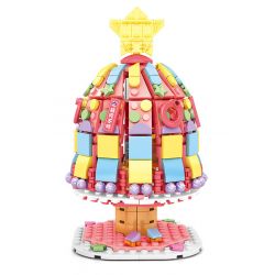 SEMBO 604026 non  CÂY ĐỨNG bộ đồ chơi xếp lắp ráp ghép mô hình  Các Bạn Gái 640 khối