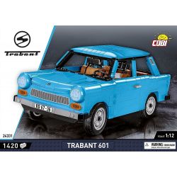 COBI 24330 24331 non  TRABANT 601 S DELUXE tỷ lệ 1:12 bộ đồ chơi xếp lắp ráp ghép mô hình Model Team Mô Hình Hiện Đại 1420 khối