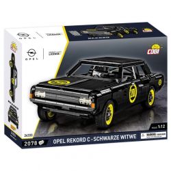 COBI 24333 24332 non  欧宝 RECORD BLACK WIDOW tỷ lệ 1:12 bộ đồ chơi xếp lắp ráp ghép mô hình Model Team OPEL REKORD C SCHWARZE WITWE Mô Hình Hiện Đại 2078 khối