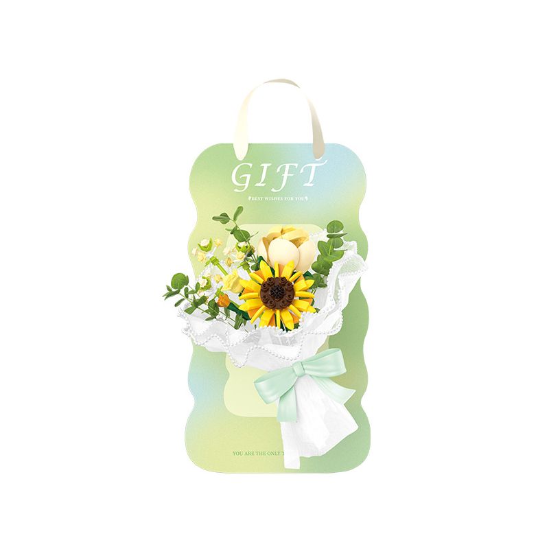 WEKKI 517202 non  HUAYU CHO BẠN ÁNH NẮNG bộ đồ chơi xếp lắp ráp ghép mô hình Flowers FLOWERS FOR YOU Hoa