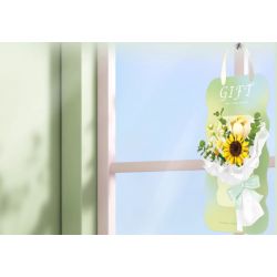 WEKKI 517202 non  HUAYU CHO BẠN ÁNH NẮNG bộ đồ chơi xếp lắp ráp ghép mô hình Flowers FLOWERS FOR YOU Hoa