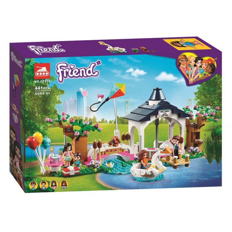 NOT  HEARTLAKE CITY PARK 41447 TANK 60118 xếp lắp ráp ghép mô hình NHỮNG NGƯỜI BẠN THÂN NHẤT CÔNG VIÊN THÀNH PHỐ HEARTLAKE  Các Bạn Gái 432 khối