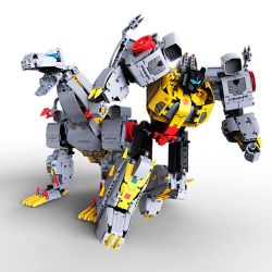 XIAOMI MITU MI ONEBOT OBWZT01HZB-2 OBWZT012 01HZB-2 non  KHỦNG LONG CƠ KHÍ GRIMLOCK bộ đồ chơi xếp lắp ráp ghép mô hình Transformers Robot Đại Chiến Người Máy Biến Hình 2000 khối