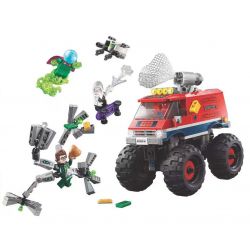 NOT  SPIDER-MAN'S MONSTER TRUCK VS. MYSTERIO 76174 TANK 11637 xếp lắp ráp ghép mô hình XE TẢI QUÁI VẬT NGƯỜI NHỆN CỦA VS MYSTERIO Marvel Super Heroes Siêu Anh Hùng Marvel 439 khối