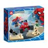 NOT  SPIDER-MAN AND SANDMAN SHOWDOWN 76172 TANK 11634 xếp lắp ráp ghép mô hình CUỘC ĐỌ SỨC GIỮA NGƯỜI NHỆN VÀ CÁT ĐỐI ĐẦU CỦA SANDMAN Marvel Super Heroes Siêu Anh Hùng Marvel 45 khối