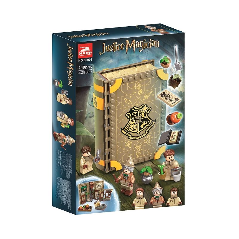 NOT  HOGWARTS MOMENT HERBOLOGY CLASS 76384 87082 SX 6083 TANK 60008 xếp lắp ráp ghép mô hình HARRY POTTER KHOẢNH KHẮC HOGWARTS BÀI HỌC VỀ THẢO DƯỢC LỚP Chú Bé Phù Thủy 233 khối