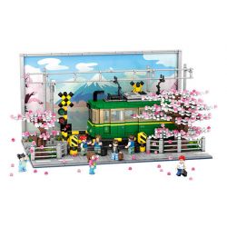 VIGGI 506000 non  XE LỬA KAMAKURA bộ đồ chơi xếp lắp ráp ghép mô hình Seasonal Mùa Lễ Hội 1921 khối