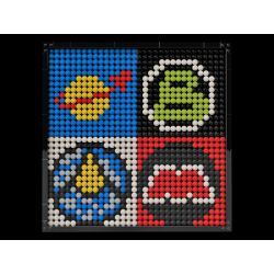 REBRICKABLE MOC-51179 51179 MOC51179 non  NGHỆ THUẬT  KHÔNG GIAN CỔ ĐIỂN bộ đồ chơi xếp lắp ráp ghép mô hình Classic  SPACE 1128 khối