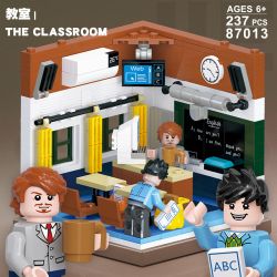 JIESTAR 87013 non  DREAMWORKS LỚP HỌC bộ đồ chơi xếp lắp ráp ghép mô hình THE CLASSROOM 237 khối