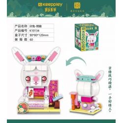KEEPPLEY K10134 10134 non  CHƠI NHÀ NƯỚC THỎ - THÊU bộ đồ chơi xếp lắp ráp ghép mô hình Brickheadz Nhân Vật Đầu To